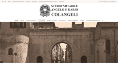 Desktop Screenshot of notaiocolangeli.it